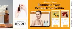 Beauty Serum Promotion Twitch Cover