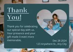 Non-marketing Thank You Card Minimalist