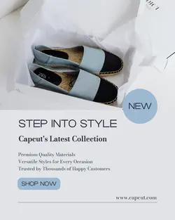 Fashion Footwear Product Display IG Template