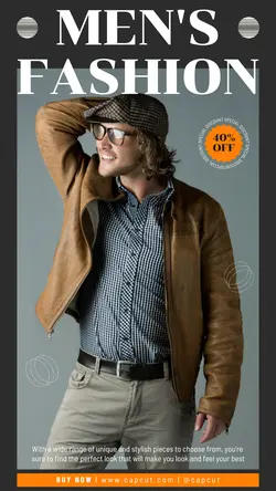 Men's Fashion Promotion Sale Instagram Story