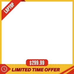 E-commerce Electronics Frame Yellow and Red