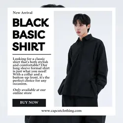 Fashion Shirt Display Instagram Post