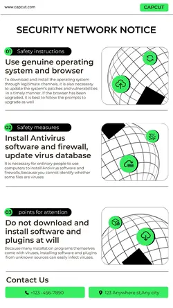 Internet Security Lecture Display Minimalist