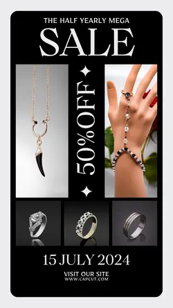 Jewerly Sale Template Instagram Story