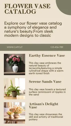 FLOWER VASE CATALOG INSTAGRAM POST
