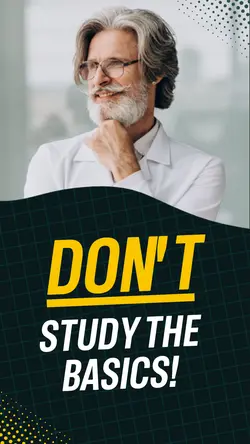 Don't Study the Basics Youtube Thumbnail