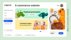 Internet E-commerce website Show Business