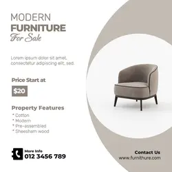Furnithure for sale Post Instagram