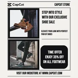 Fashion Promo Shoes Instagram Post