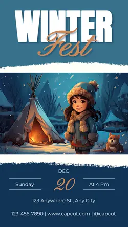 Food Winter Fest Instagram Story