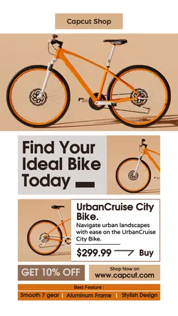 Fashion Industry City Bike Promotion Tiktok