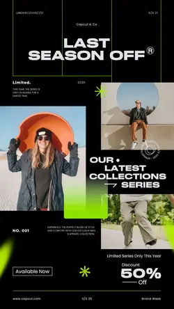 Multi-product Image Promotion + Modern Bold Layout