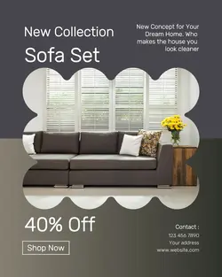 Furniture for sale instagram post