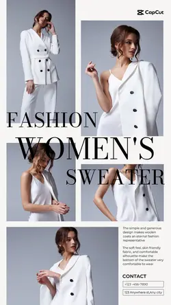 Clothing & Shoes Sweater Display Modern