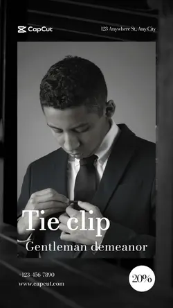 Jewelry Tie clips display MInimalist
