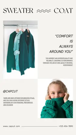 Clothing Sweater Display Minimalist