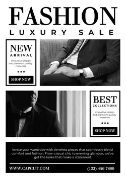 Luxury Formar Fashion Promotion Poster