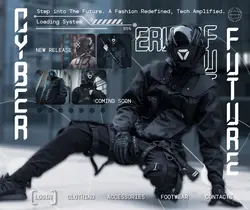 Website or Post Sampler For Cyber Fashion