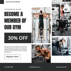 GYM Center Promotion Instagram Post
