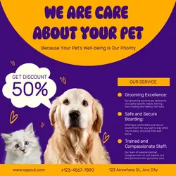 Purple Pet Care Instagram Post