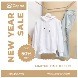 New Year Sale Brown Design Instagram Post