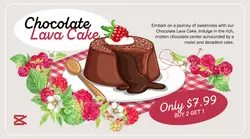Food Sale Promotion Dessert Facebook AD