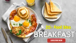 Youtube Thumbnail Food Review Breakfast