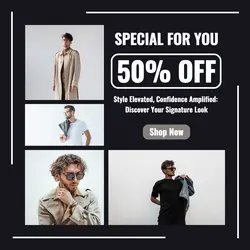 Special For You Fashion Sale Promotion Instagram Post
