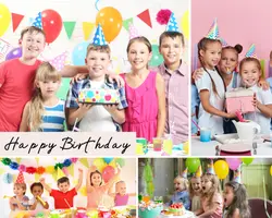 Non-marketing Photo Collage Birthday Party