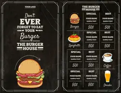 Food & Beverage Menu Special