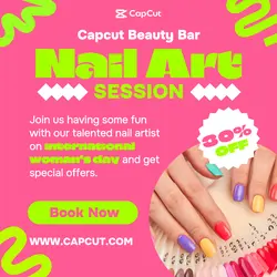 Nail Art Session Instagram Post