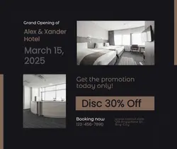 Hotel Promotion Facebook Post