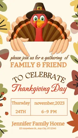 thankgiving day instagram story