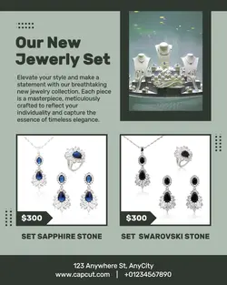 Fashion Industry Jewerly Set Instagram Portrait