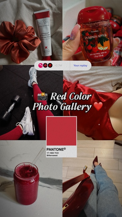 #RedColorPhotoGaller