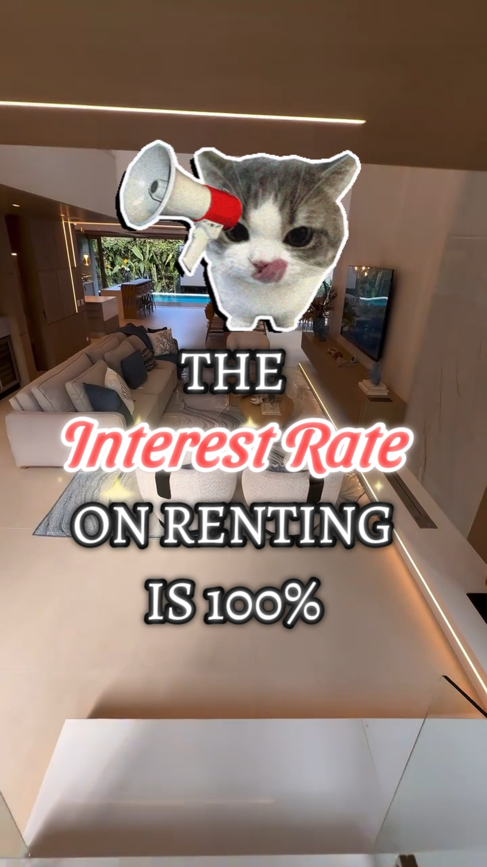 100% de interés en alquiler