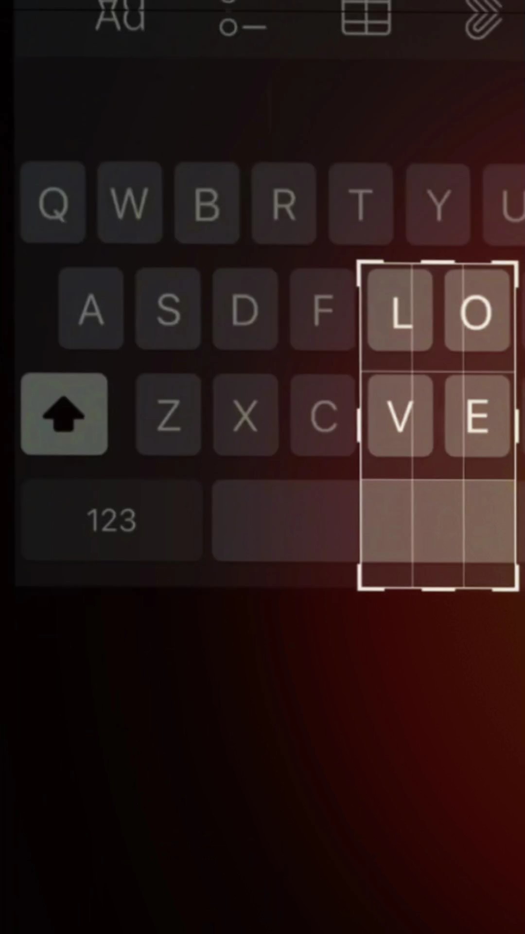 Amor por el teclado 