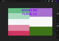 Mixing pride flags!!