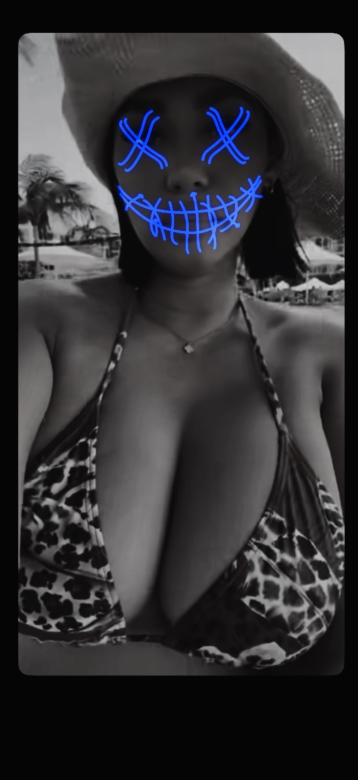 LED mask transitio