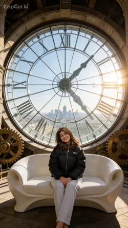 Inside clock tower