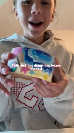 Paint dumpling boxes