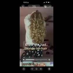 Blond hair blue eyes