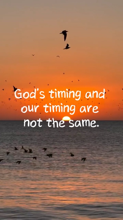 God’s timing is 🙌