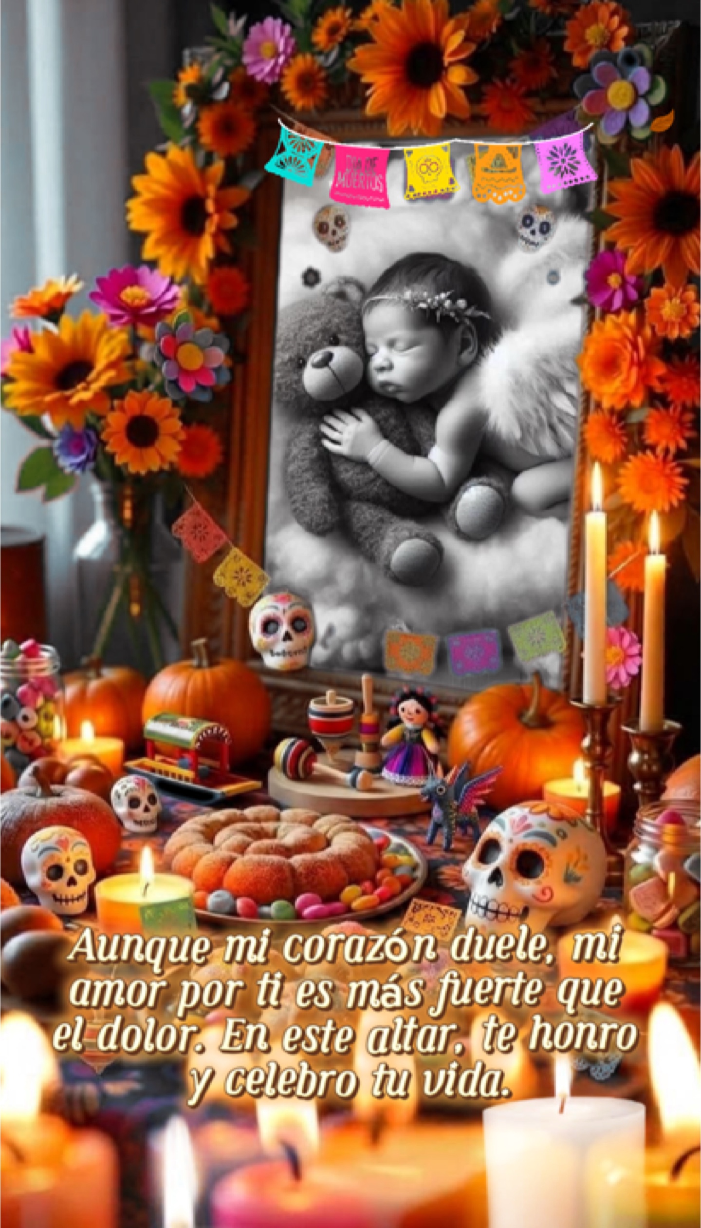 Ángel en el cielo