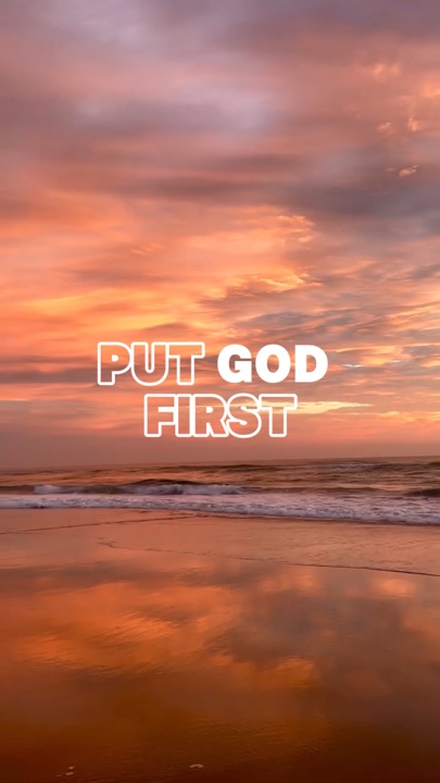 Put God firs